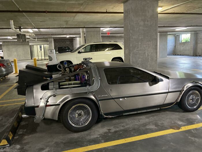 Found An Exact Replica Of The Time Machine From Back To The Future!