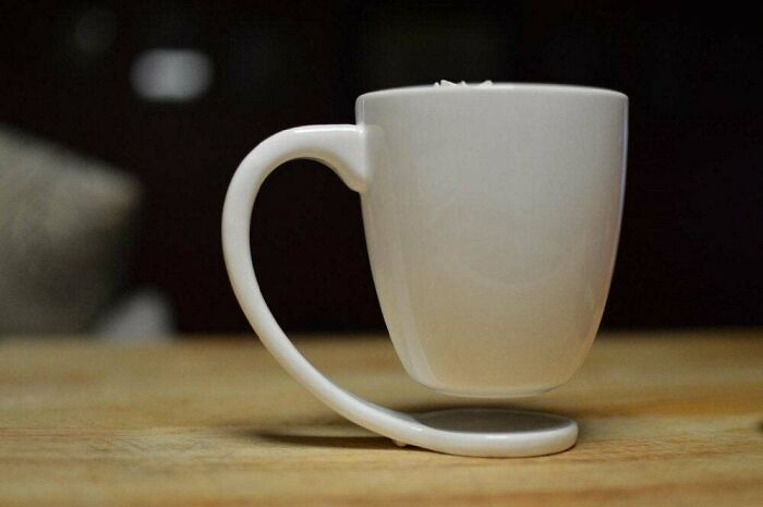 This Floating Mug - To Eliminate Coasters