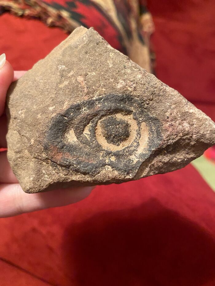 Found On A Hike Up A Hill In South Dakota. The Eye Does Not Appear Natural, But I Am Not Sure What Caused It