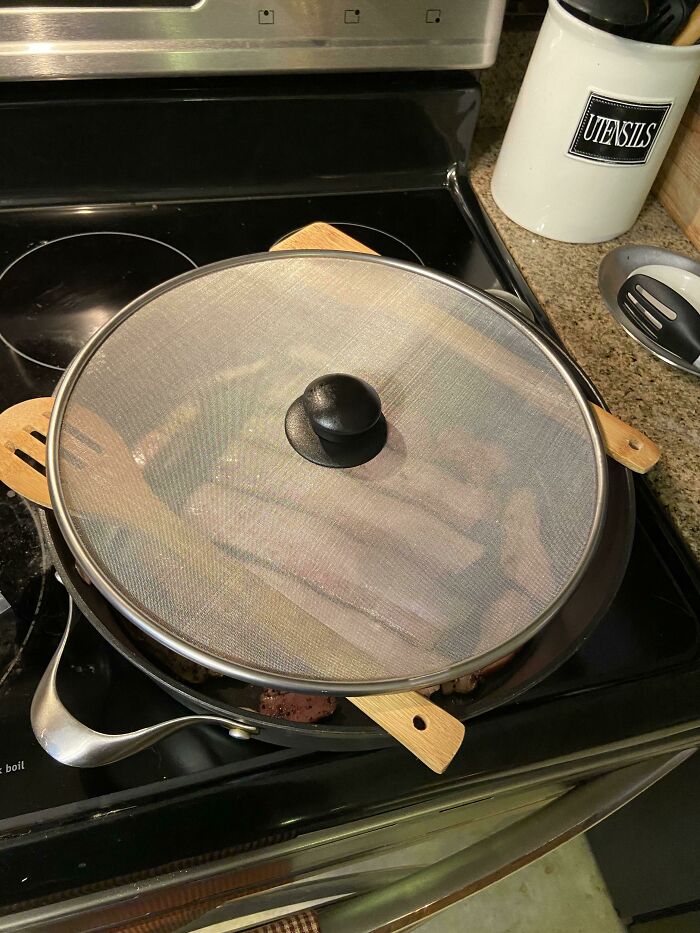 Splatter Shield Was Too Small For My Pan