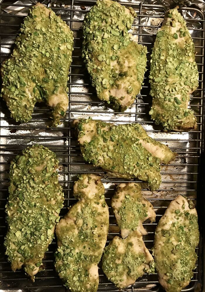 I Know This Image Looks Like Pot But Hear Me Out: Use Crushed Dried Edamame As A Breading For Chicken In Place Of Bread Crumbs For A High Protein/Less Carb Crispy Crust That Tastes Awesome