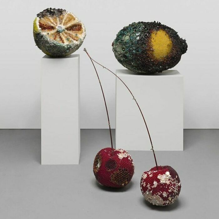 Moldy Fruit Made Out Of Gemstones