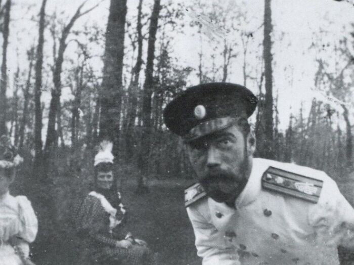 Una de las muchas selfies que tomó el emperador Nicholas II durante su vida (1868 – 1918)