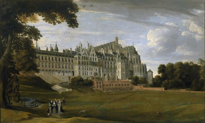 The Palace Of Coudenberg In Brussels, Belgium. Built 1100 - Demolished 1774