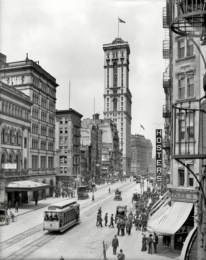 Times Square, NYC In 1905. Everything Seen In This Photo Is Doesn't Exist Anymore