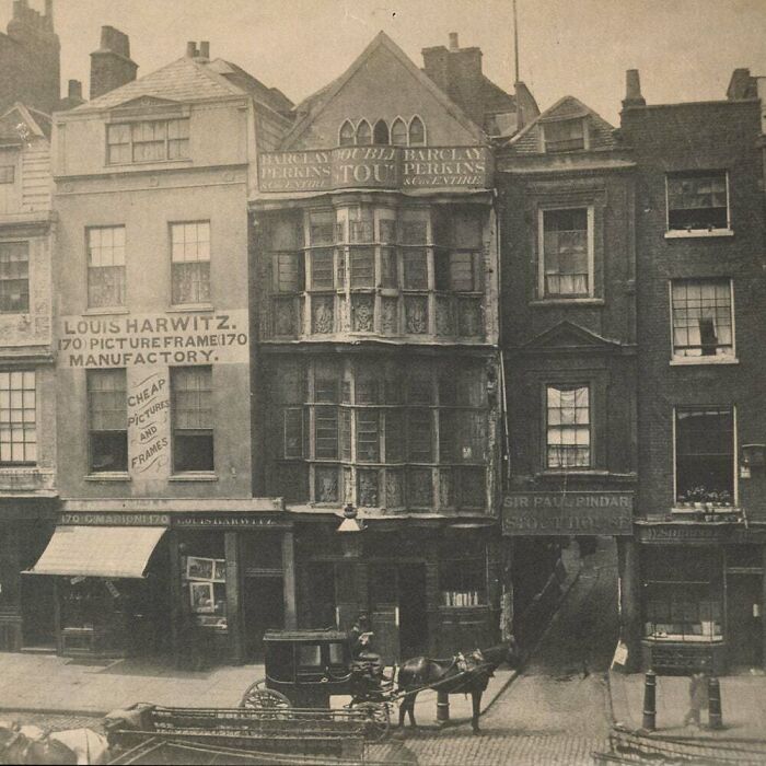 Sir Paul Pindar's House, London, England. Built In 1599, Demolished In 1890 To Make Way For A Train Station- Though Part Of Its Facade Was Preserved By The V&a Museum