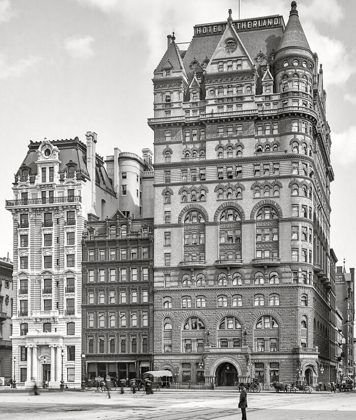 El Hotel Netherland (NYC) fotografiado en 1905 y posteriormente demolido en 1927