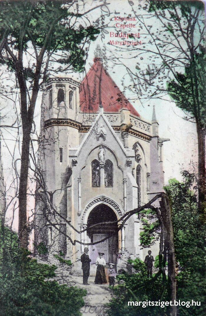 The Short-Lived Chapel Of Margaret Island In Budapest, Hungary. Built In 1905, Damaged In Ww2, Later Demolished Despite Suffering Relatively Minor Damages