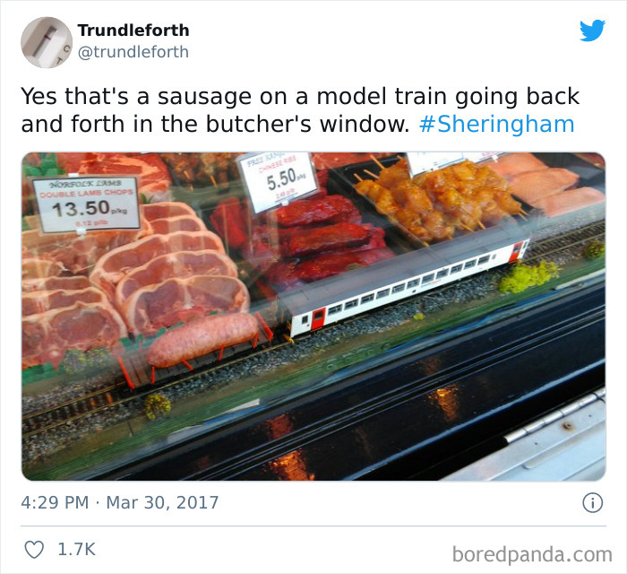 What's More British Than Trains And Sausage