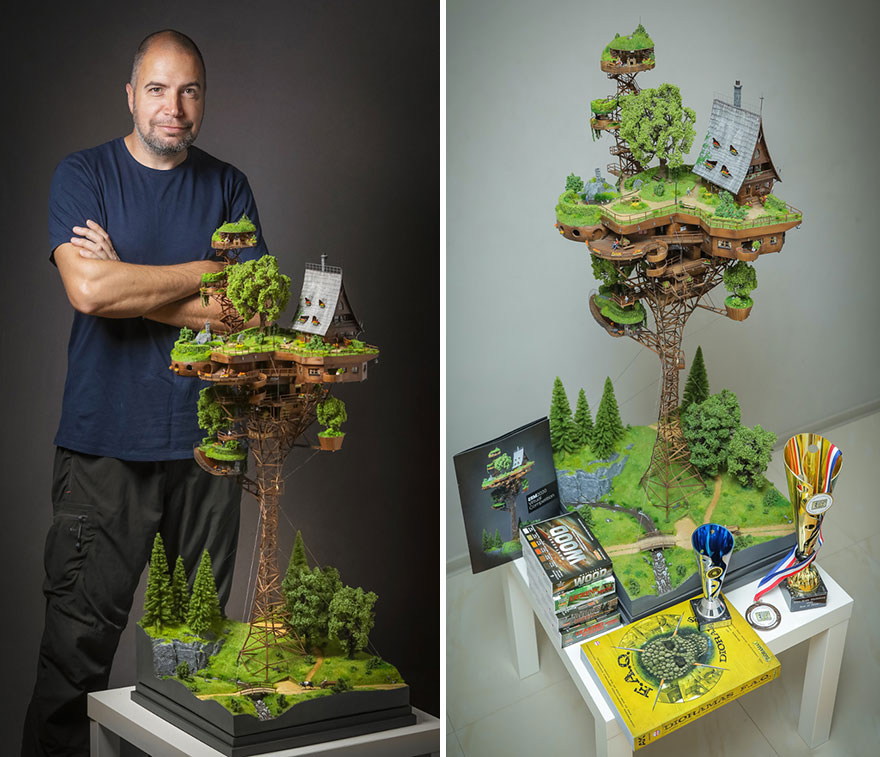 This Photographer Created A Mini Village And It Took Him 2 Years To Finish