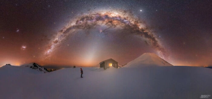 “Mt. Taranaki Milky Way” By Larryn Rae