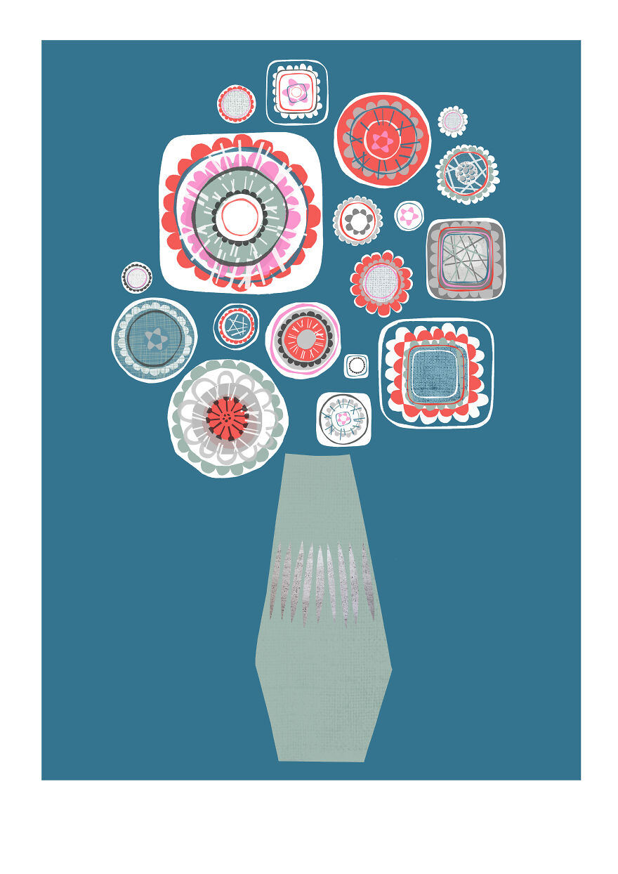 Artist Distills The Joy Of Spring Down Into These Amazing Retro Illustrations.