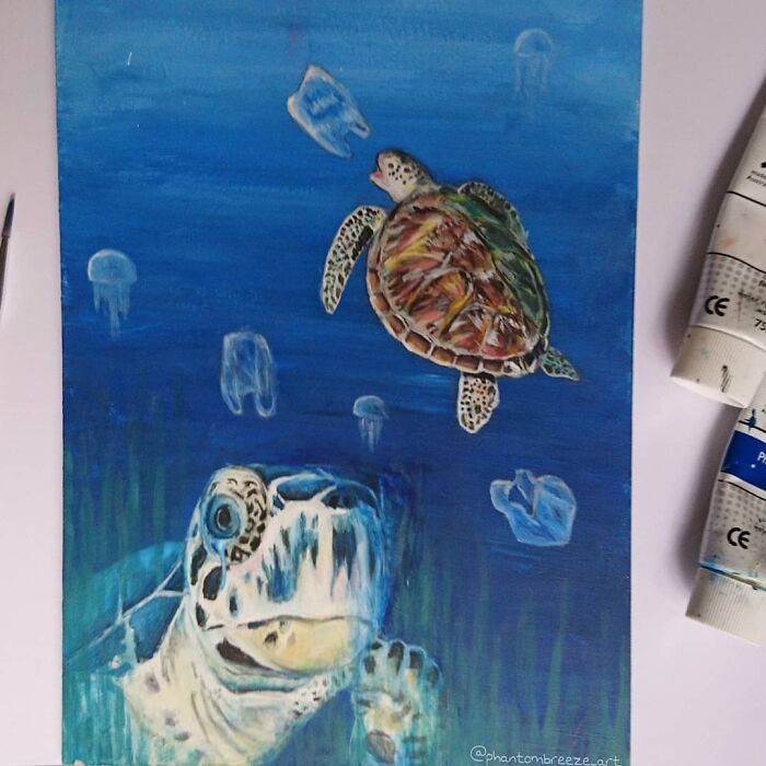 I Create Animal-Themed Paintings Using Watercolor, Ink, And Acrylic ...