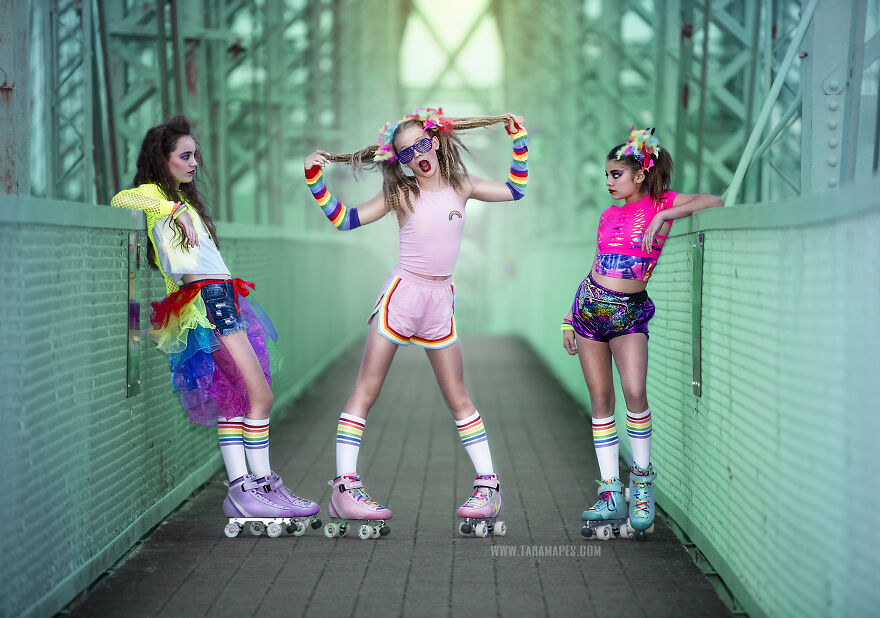 I Created An '80s Roller Skating Shoot To Relive My Childhood (19 Pics)