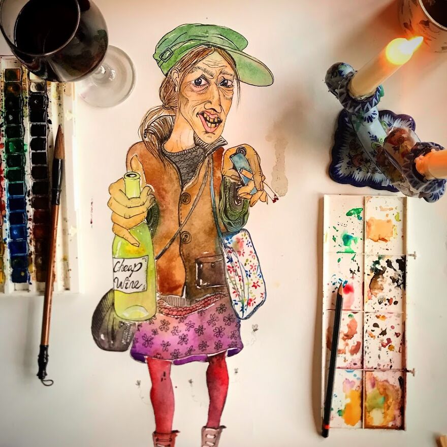 Brighton Artist Illustrates Daily Life, Dreams & Troubles Of Women