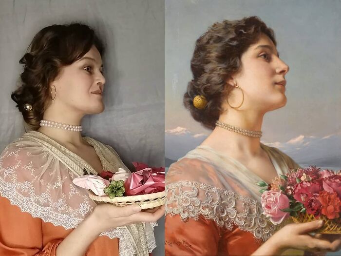 Wladyslaw Czachorski "The Bouquet" (1900)