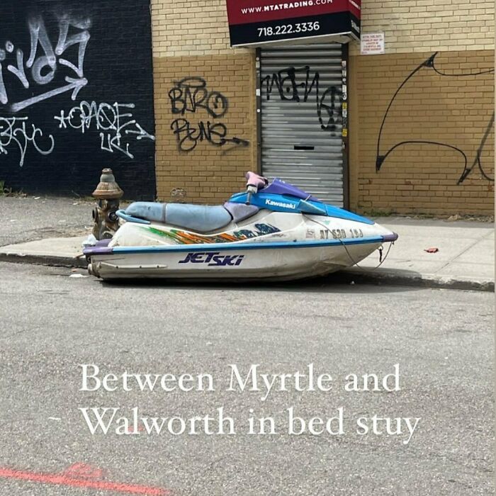 Okay. Two People Have Now Sent Us This Jet Ski. For The Record, There Is No Chance It’s Free, But Since They Did Park At Hydrant, We Say Go For It! We’re Kidding!