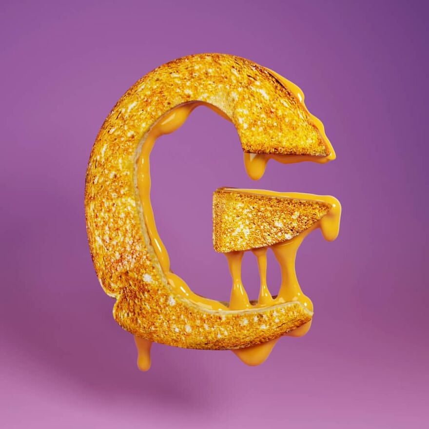 G Is For Grilled Cheese Sandwich