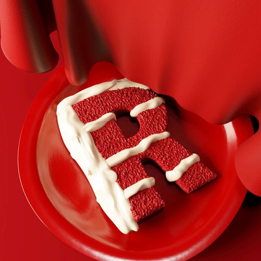 R Is For Red Velvet Cake