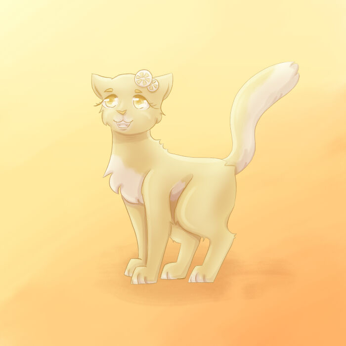 Le Lemon Cat. Sorry My Art Sucks Xd