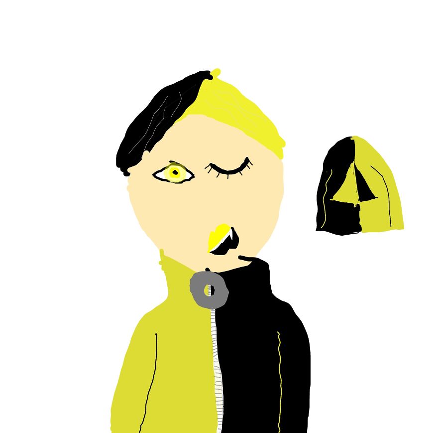 My Human Bill Cipher Oc! Actually My Favorite Thing I’ve Drawn.