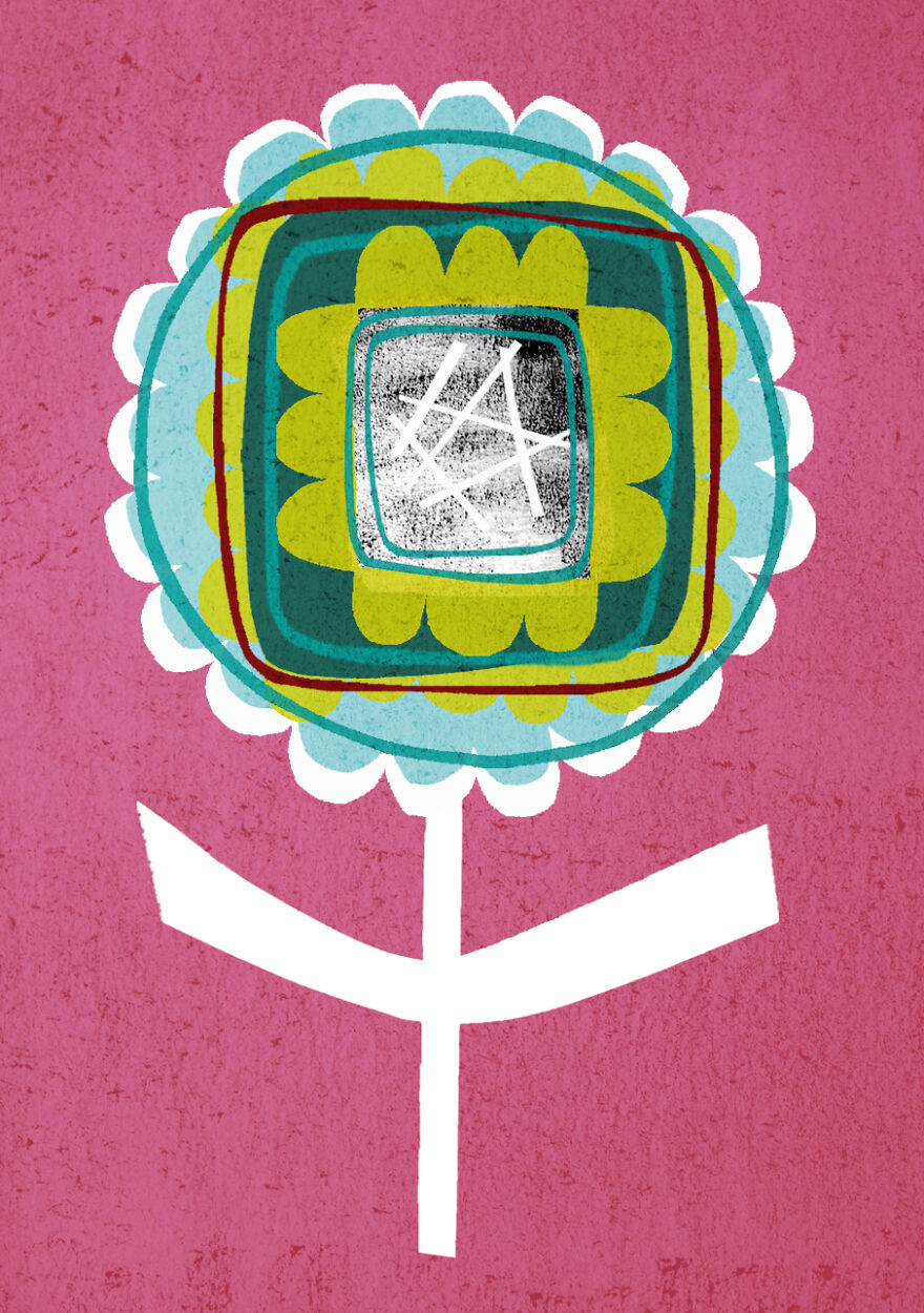 Artist Distills The Joy Of Spring Down Into These Amazing Retro Illustrations.