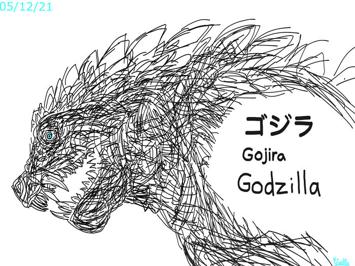 Godzilla! (I Used A Reference Pic But Still)