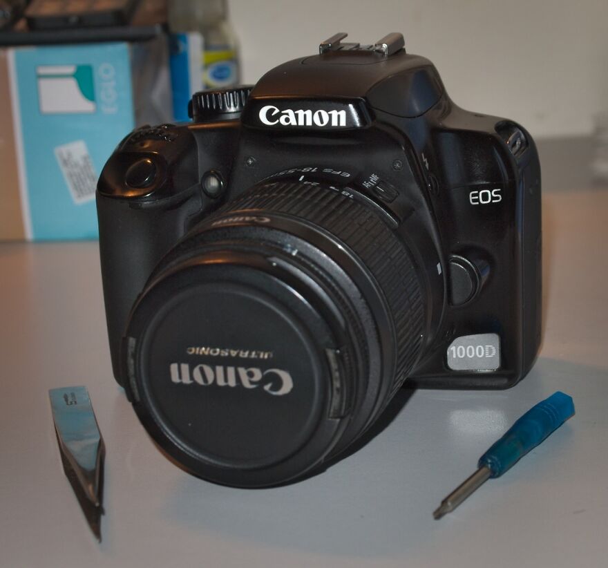How I Replaced The Shutter Blades Of A Canon 1000d Dslr Camera And Saved It From The Trash Can