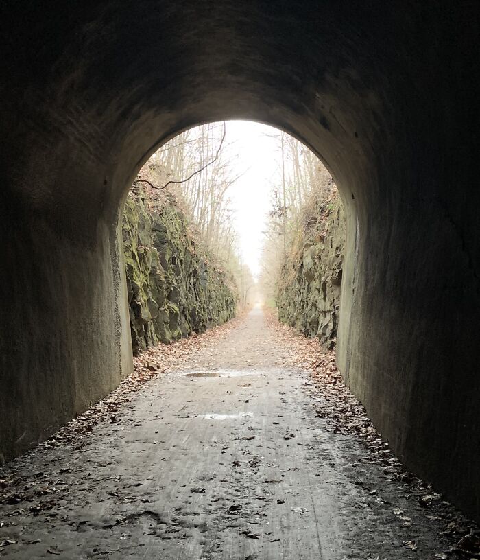 This Is The End Of A Tunnel On A Walkpath In Southern Illinois And One Of My Favorite Pictures.