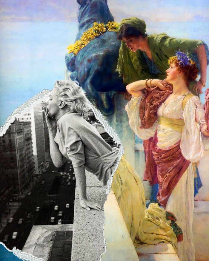 What Happens When You Combine Famous Paintings And Pop Culture: Artist Creates 40 Collages To Answer That Question