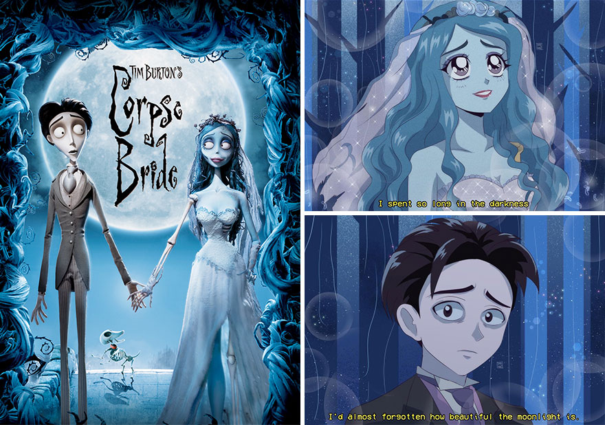 Mexican Illustrator Turns Characters From Famous Movies And Series Into Anime