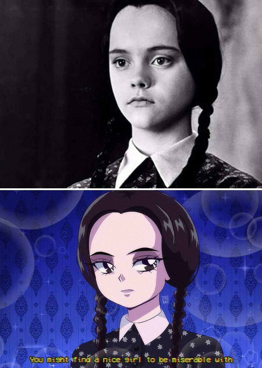 Mexican Illustrator Turns Characters From Famous Movies And Series Into Anime