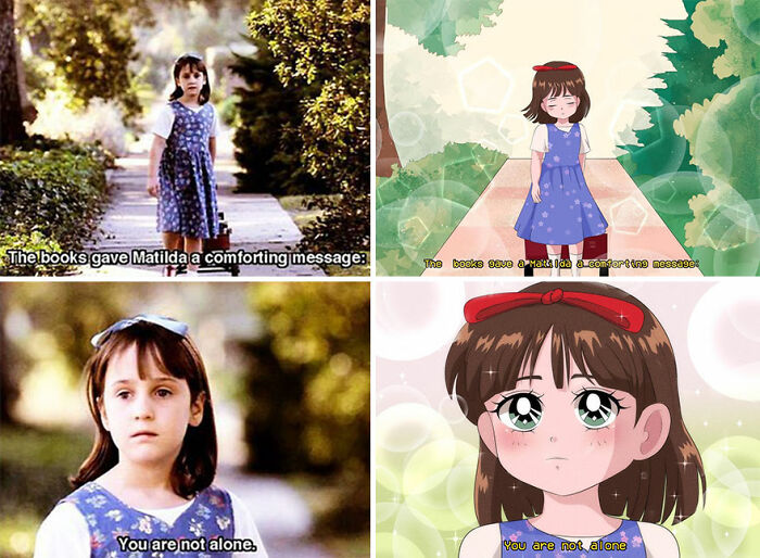 Artist Turns Popular Characters From Movies, TV Series, And Animation Into Anime (30 Pics)