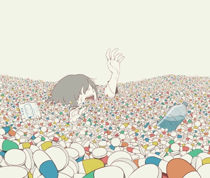 40 Powerful Illustrations By Japanese Artist That Will Make You Think (New Pics)