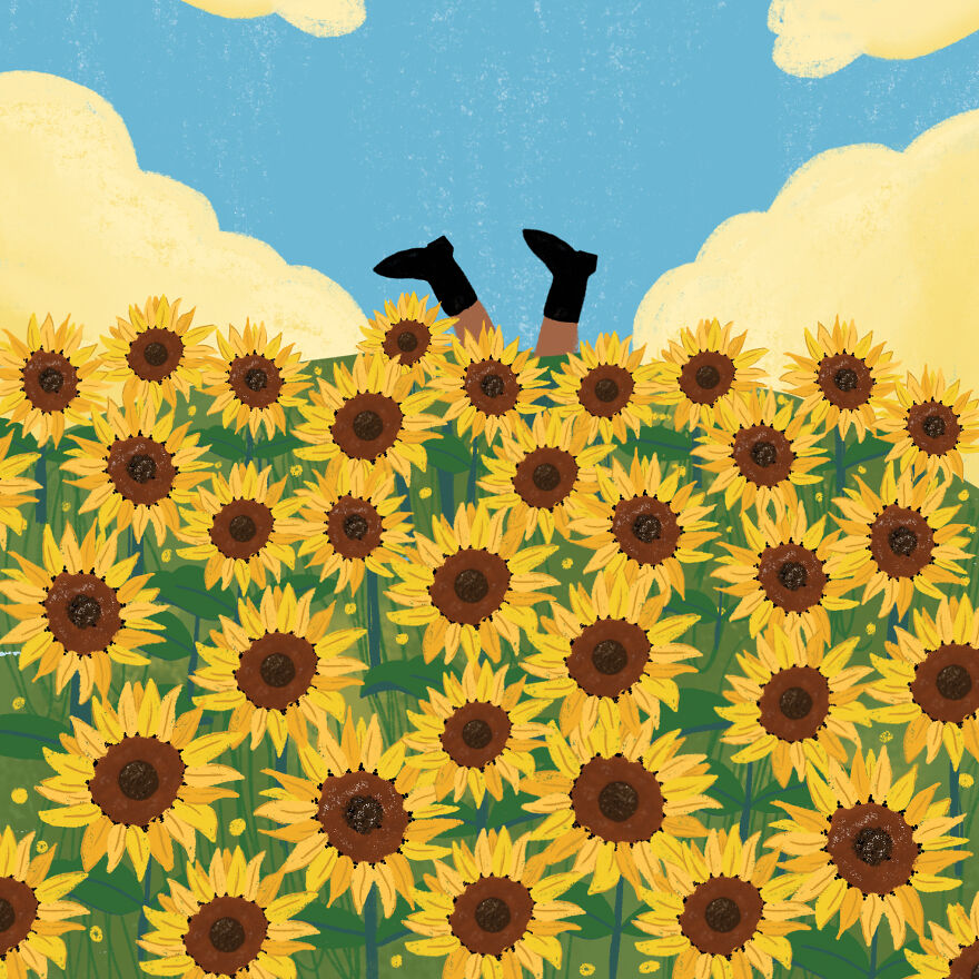 Isolating With Sunflowers