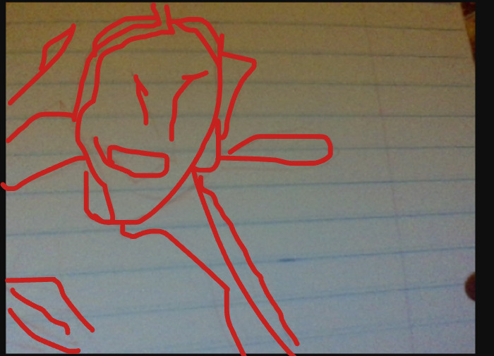 Sorry Elmo(I Had To Trace It Because My Red Was To Dark)