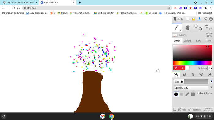 I Made A Color Tree On Kleki