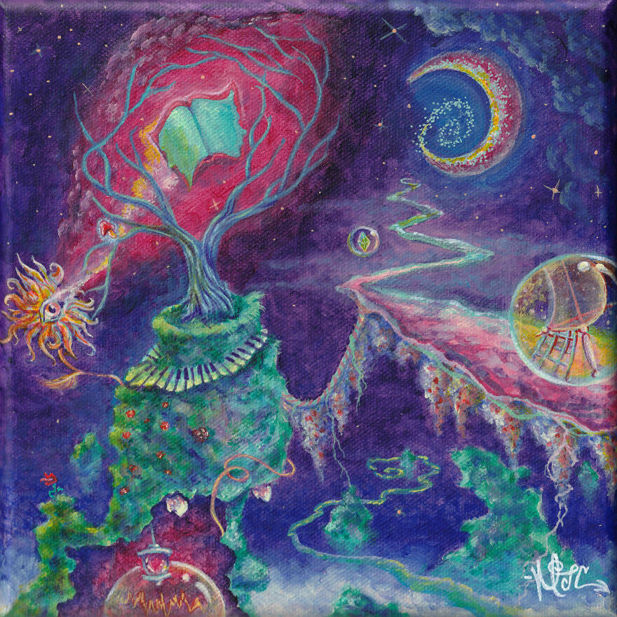 I Accidentally Painted A Cosmic Event. (Or Eight.) I Accidentally Painted A Cosmic Event. (Or Eight.)