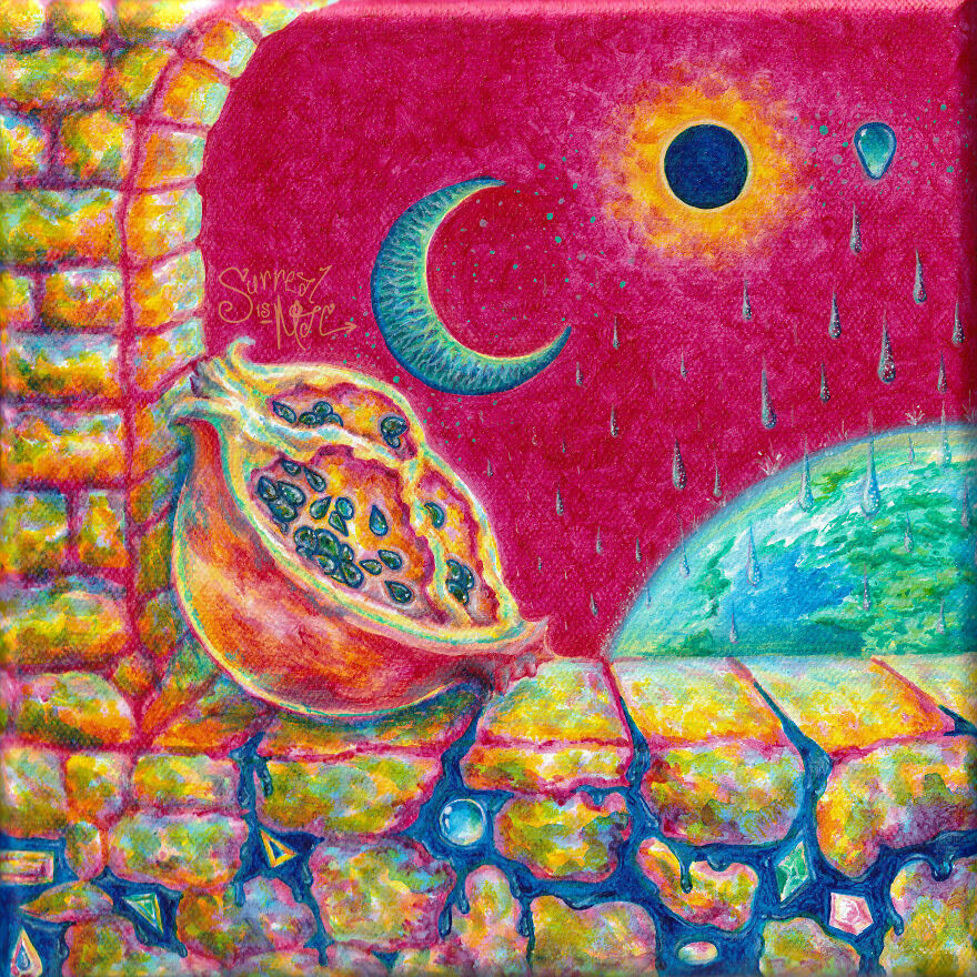 I Accidentally Painted A Cosmic Event. (Or Eight.) I Accidentally Painted A Cosmic Event. (Or Eight.)