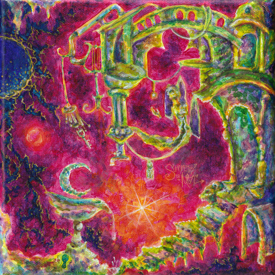 I Accidentally Painted A Cosmic Event. (Or Eight.) I Accidentally Painted A Cosmic Event. (Or Eight.)