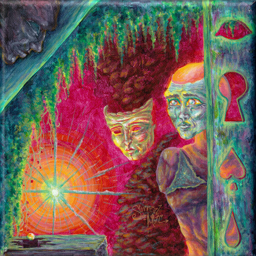 I Accidentally Painted A Cosmic Event. (Or Eight.) I Accidentally Painted A Cosmic Event. (Or Eight.)