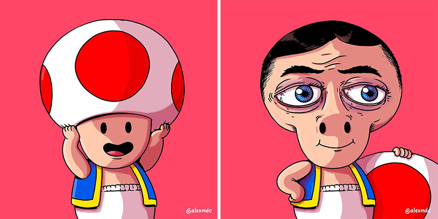 This Artist Explores An Alternate Reality Of Iconic Pop Culture Characters (New Pics)