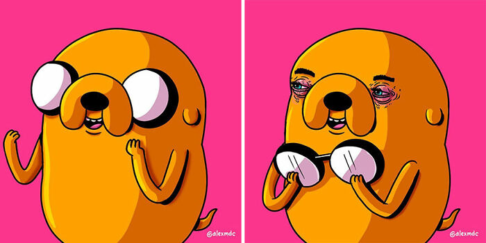 Artist 'Uncovers' The Disturbing Behind-The-Scenes Of Popular Characters (30 New Pics)