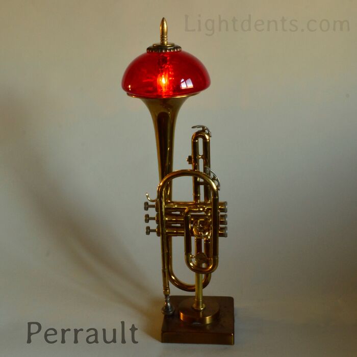 This Artist Turns Old Musical Instruments Into Lamps