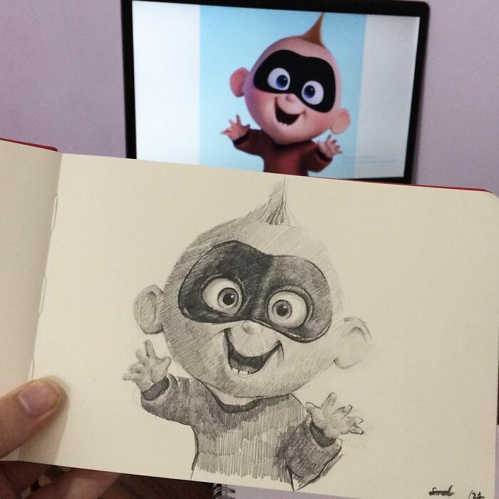 65 Pencil Drawings Of Our Favorite Pop Culture Characters By Samet Türkan |  Bored Panda