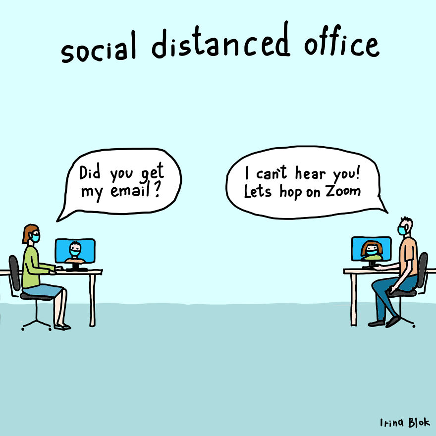 Social Distanced Office