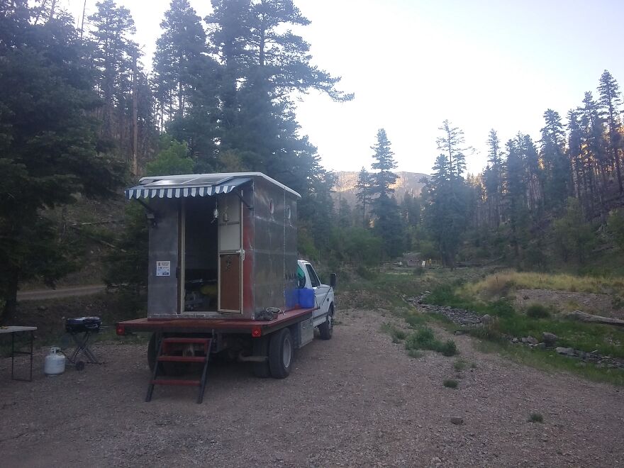 We Built Our Own Camper From Scratch Out In The Desert
