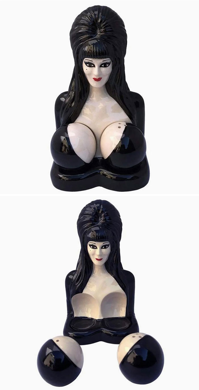 This Elvira Salt & Pepper Shaker Set