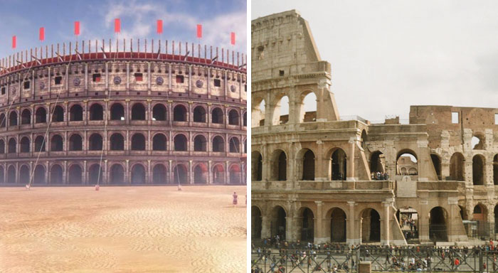 This Is How These 8 Famous Ancient Roman Structures Looked In The Past Vs. Now