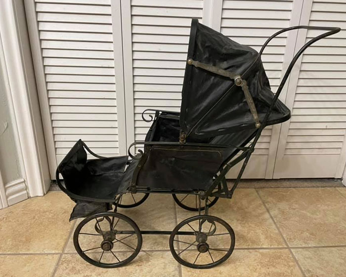 Check Out This 1907 Allwin Baby Stroller I Picked Up At A Thrift Store For $30!